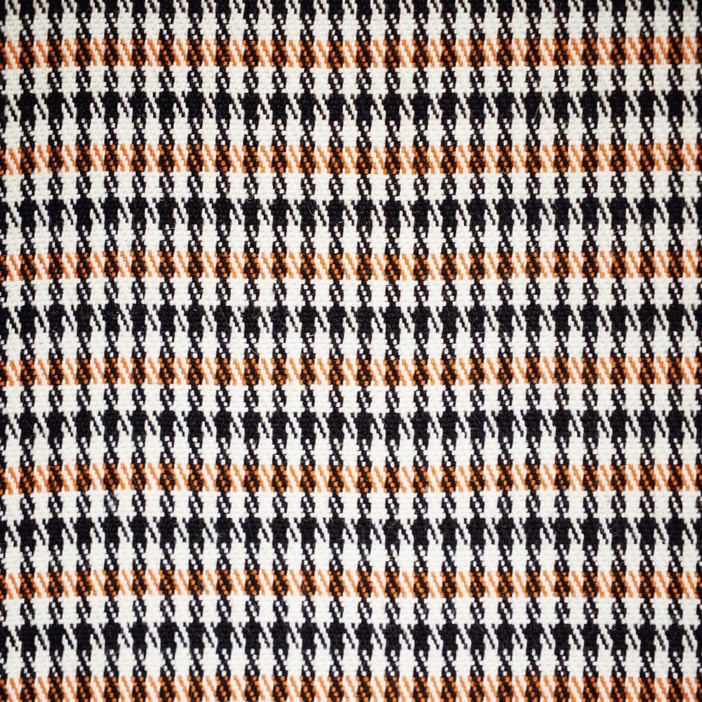 Fabric — BLACK/WHITE/ORANGE