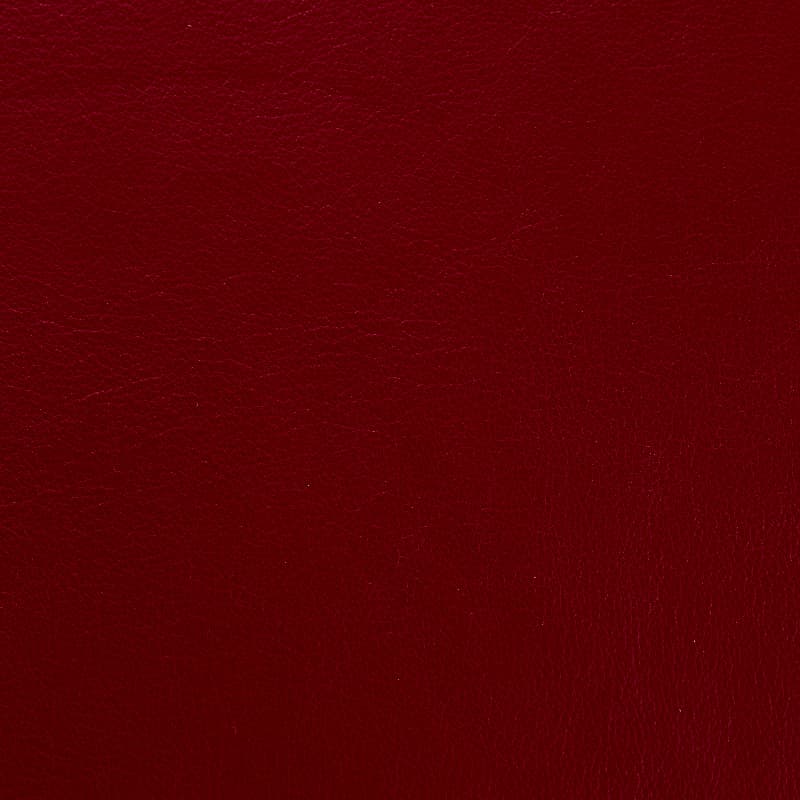 ITALIAN GENUINE LEATHER — CHINA RED